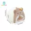 Lều ngủ nhà búp bê gamchiano Nhỏ gọn, Lều thu nhỏ trang trí, Phụ kiện nội thất Giường ngủ hình sang trọng cho bé gái Bé trai Bộ sưu tập