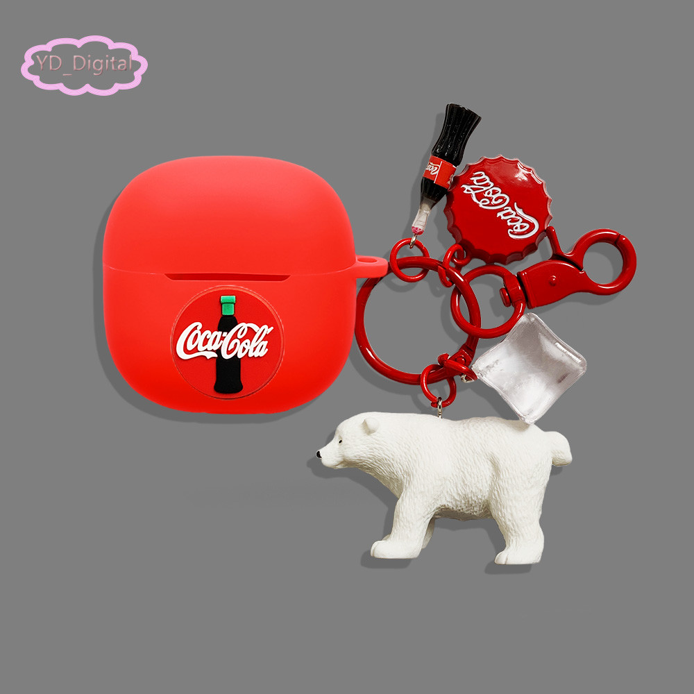 Ốp Bảo Vệ Eaphone Cho Xiaomi Redmi buds 8 lite Tai Nghe Silicon Tay Mềm Tai Nghe Tai Nghe Da Dễ Thương Bảo Vệ Chống Sốc Với Mặt Dây Chuyền Hoạt Hình