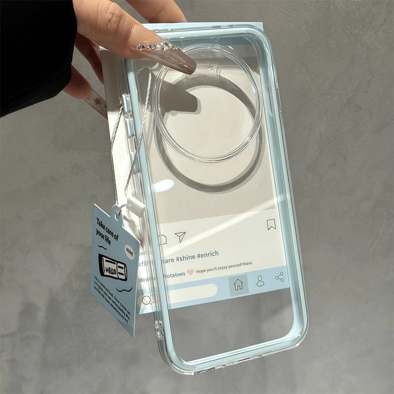 Thích hợp cho OPPOFindX9 Ốp Điện Thoại Nhiều Màu Sắc Ba Trong Một Nữ RENO14 PRO Màu Trơn Phong Cách ins