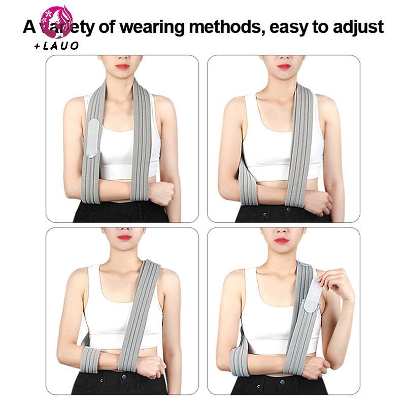 Springevenstar 1PC Có Thể Điều Chỉnh Cánh Tay Sling Gãy Phục Hồi Tai Trước Thoáng Khí Cố Định Sling Hỗ Trợ Vai Cho Bệnh Nhân Springevenstar