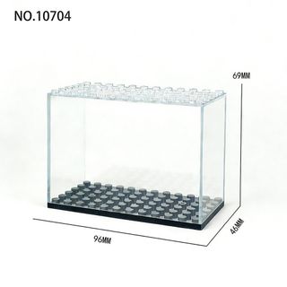 Màn hình mô hình nhỏ WOAY, Hộp trưng bày chống bụi dung tích lớn bằng Acrylic, Các bước di chuyển Thiết kế có thể xếp chồng lên nhau trong suốt Trưng bày khối xây dựng Màn hình hiển thị Đồ chơi lưu trữ