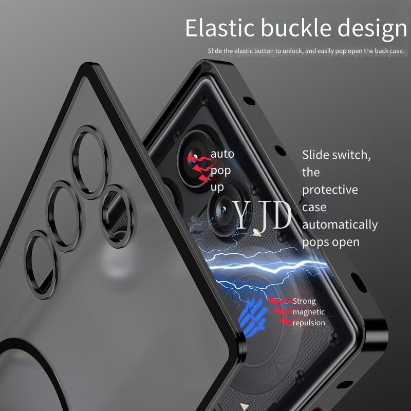 Ốp Lưng Cho RedMagic 11 Air Frame Matte Back Panel Tản Nhiệt Chống Rơi Vỏ Điện Thoại