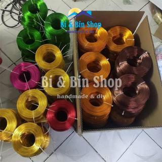 Cuộn Dây Nhôm Màu 1mm Làm Bonsai Handmade, Làm Đồ Thủ Công Mỹ Nghệ