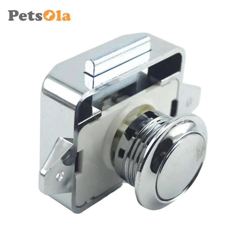 Khóa chốt nút nhấn, Khóa tủ, Cài đặt dễ dàng không cần chìa khóa, Núm ngăn kéo