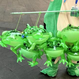RO > Phát Sáng Xanh Bơm Hơi Bó Hoa Ếch Toad Ballon Rừng Động Vật Đồ Chơi Ngộ nghĩnh Trẻ Em Đảng Quà Tặng Sinh Nhật Trang Trí Đám Cưới Mới