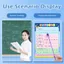 NKSFX 10 Que Giảng Dạy, Macaron Thiết Kế Ngón Tay / Con trỏ Giảng Dạy Trong Suốt, Gậy Đọc Sách Cầm Tay Văn Phòng Trường Học