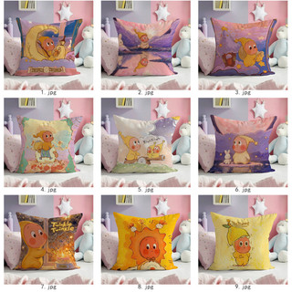Vỏ gối vuông in hình một mặt lấp lánh dễ thương, Vỏ đệm Sofa sang trọng bằng vải Polyester / ngắn, Quà tặng trang trí nội thất cho gia đình và bạn bè (Không bao gồm chèn gối)