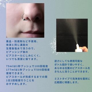<Ready to ship><Sale>NeilMed Piercing Aftercare PAC (Mist Type / 75ml) NeilCleanse Sterile USP