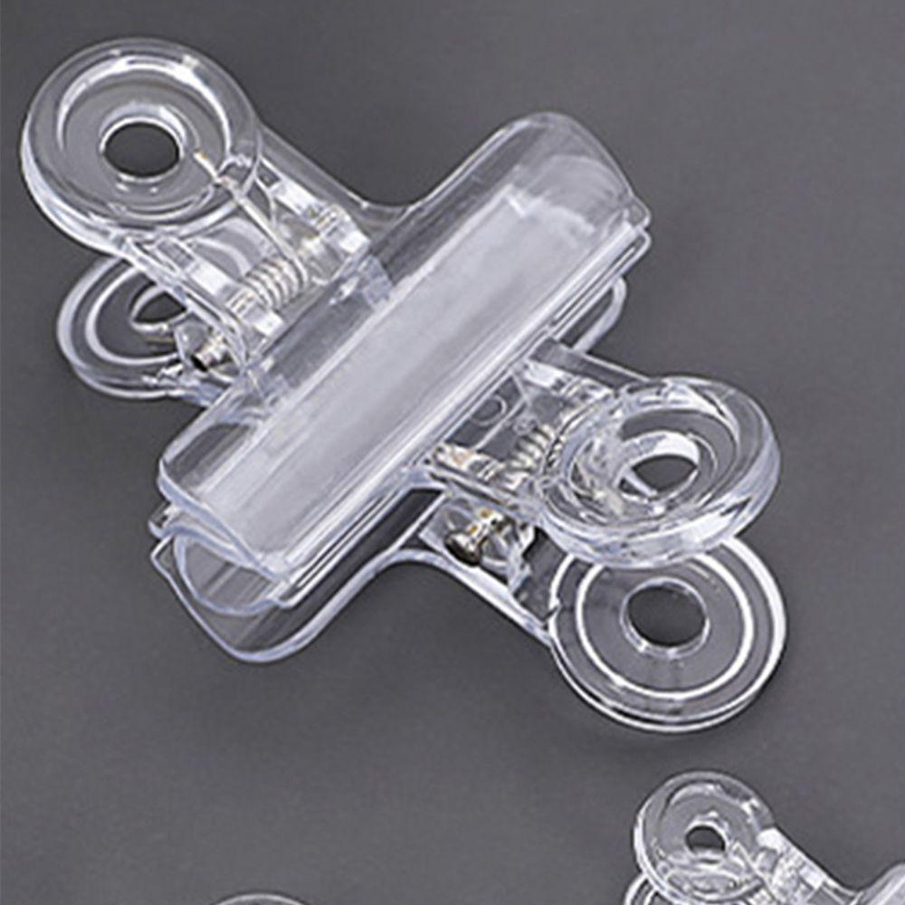 THFENG Kẹp đuôi dài Acrylic Đồ dùng văn phòng Thiết thực Bảo quản thực phẩm