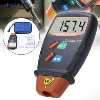 Thiết bị đo tốc độ vòng quay (kèm pin) DT2234C+ kỹ thuật số màn hình LCD bằng tia laser không tiếp xúc