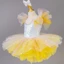 Váy múa ba lê trẻ em YUUKII, Tutu múa ba lê hiện đại đính Sequin, Đầm dự tiệc phồng thời trang Trang phục khiêu vũ Trẻ em bé gái