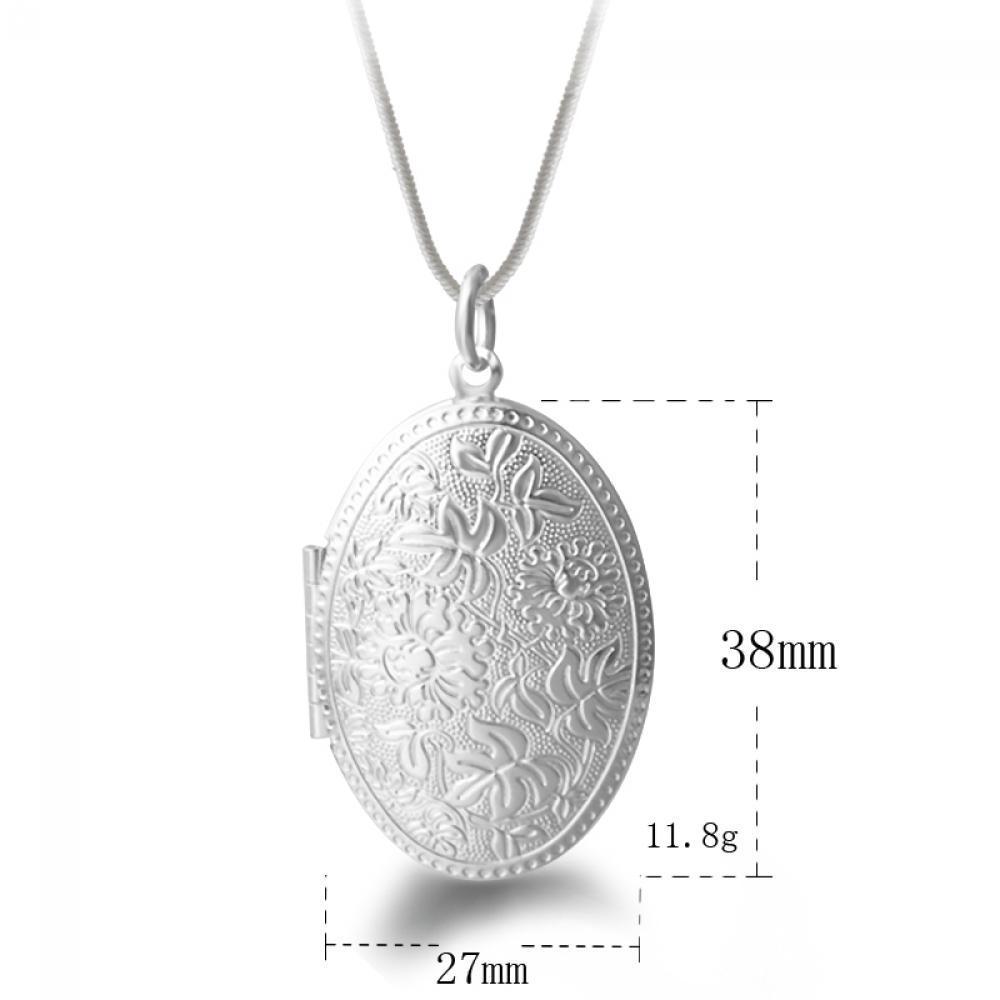 SEYAWSON Photo Locket Thời trang nữ tuyệt đẹp Mạ bạc