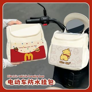 Túi lưu trữ xe ô tô hoạt hình chống thấm nước, treo trước xe, tiện dụng đi xe đạp