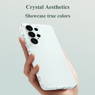 Ốp Điện Thoại Lereach Crystal Clear Cho Samsung Galaxy S26 Ultra S26 Plus S26 Chống Sốc Siêu Mỏng | Chống Trầy Xước