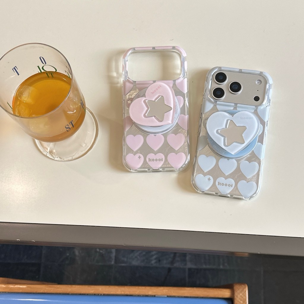 【Giao hàng nhanh】Vật liệu vỏ cứng, họa tiết trái tim đơn giản, phù hợp với iPhone17ProMax 16 15 14 13 ốp lưng iphone