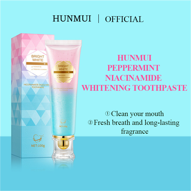 Phong Cách Tiếng Anh Han Lunmei Featheramide Hyun Kem Đánh Răng Trắng Làm Mới Răng Làm Sạch Chăm Sóc Răng Miệng Nam Nữ 2.26