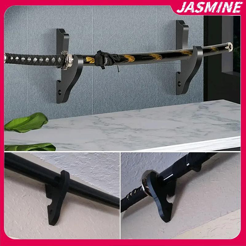 JASMINE Treo Tường Gỗ Thanh Kiếm Đứng Móc Treo Có Thể Điều Chỉnh Màn Hình Ra Cosplay Đũa Phép Thanh Kiếm Cho Samurai Ra JASMINE