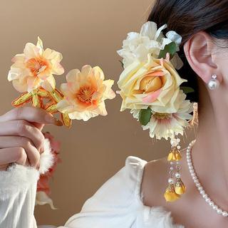 Kẹp Tóc Vải Cỏ Ngôi Sa Hoa, Thời Trang Dành Cho Nữ