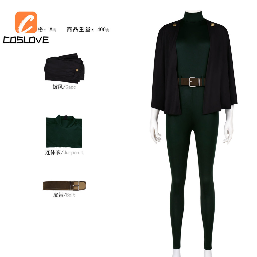 Trang phục cosplay anime Jujutsu Kaisen Zenin Maki Season 3 - bộ đồ hoàn chỉnh màu đen dành cho nữ