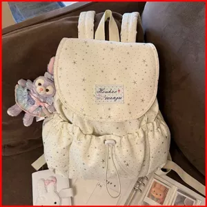 GC2 2026 In Hình Ngôi Sao Ba Lô Phong Cách Đa Năng Dung Tích Lớn Học Sinh Schoolbag Không Mặt Dây CG2