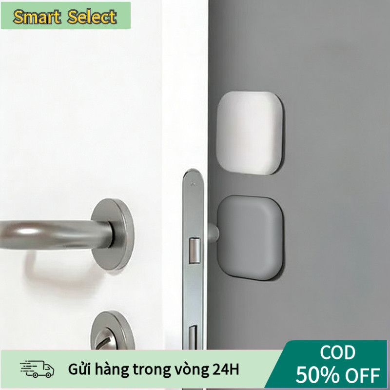 【COD】Bộ 8 miếng đệm silicon đa năng, giảm tiếng ồn va chạm từ cửa, tủ, bàn ghế, tạo không gian yên tĩnh hơn.