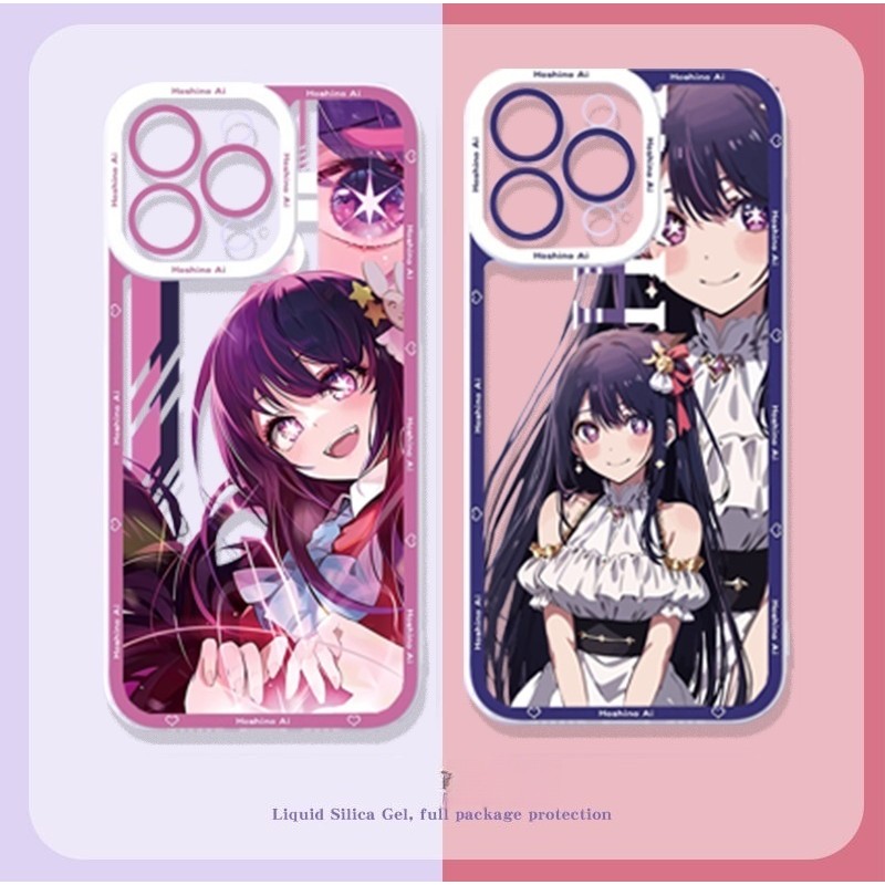 Ốp Lưng Cho infinix GT 20 30 Pro HOT 50 TECNO SPARK 30C 8C GO 2025 SMART 9 10 Plus POP 7 6 5 Lie Anime Oshi no Ko Hoshino Ai Vỏ Silicon Trong Suốt Mềm