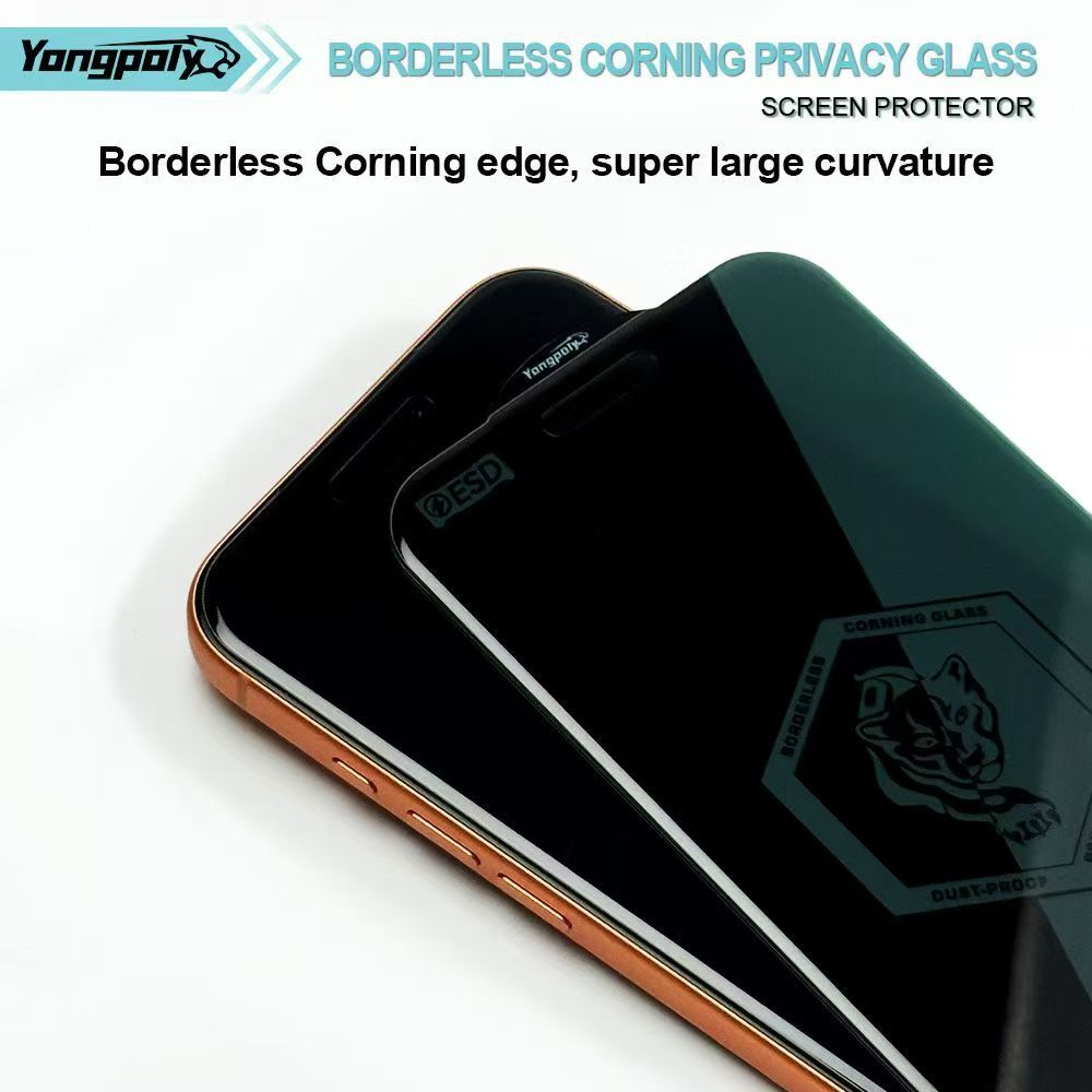 Kính cường lực chống riêng tư cao cấp 28 độ Chống tĩnh điện Tương thích với iPhone 17 16 15 14 13 12 11 Pro Max Plus Air X XR XS Max0.55 Phim bảo vệ màn hình kính dày