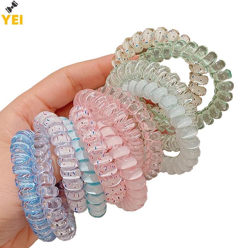Dây buộc tóc chấm bi dừa nho, chất lượng cao Hàn Quốc - Tươi mới và đa năng