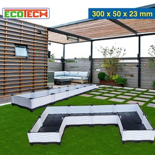 Chậu ghép thông minh HDPE/PP 300x50x23 Cm: Thẩm mỹ, kết cấu chắc, dễ lắp đặt, phù hợp mọi cây trồng.