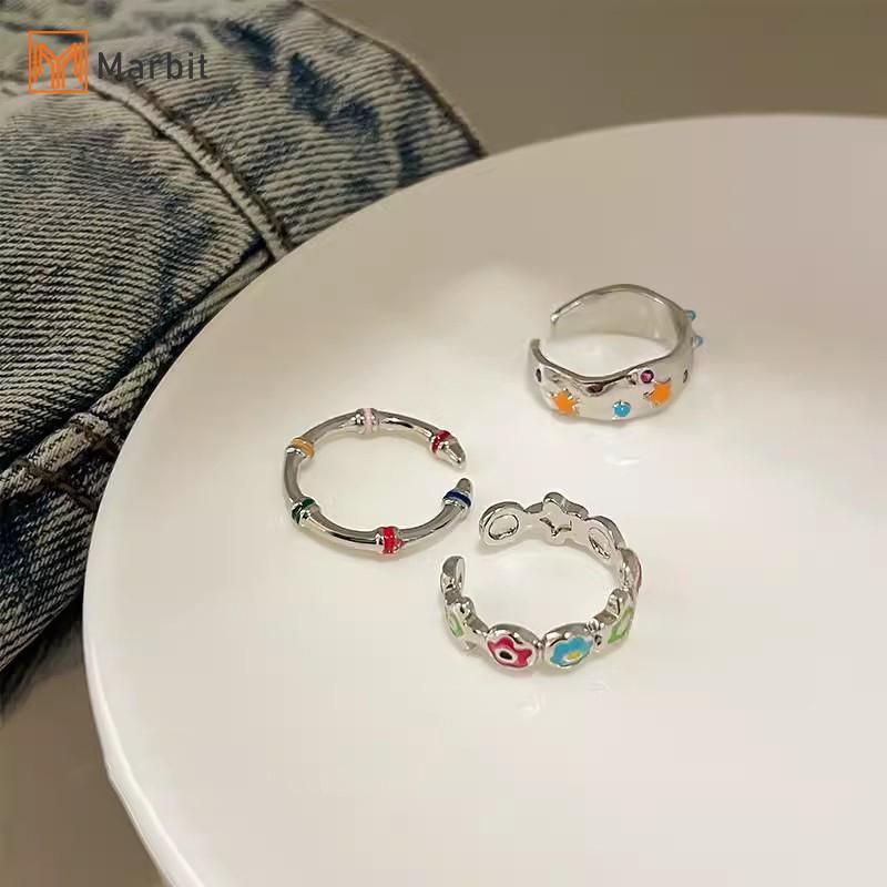 Nhẫn ngôi sao nhiều màu, linh hoạt phù hợp mọi kích cỡ, làm quà tặng trang sức