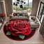 Sáng Tạo Thảm Đơn Giản 3d Ba Chiều Hoa Sàn Thảm Pha Lê Nhung Phòng Khách Fine Giả Cashmere Chống Trơn Trượt Chân Thảm Full U