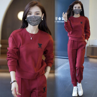 Set bộ thể thao nữ trẻ trung,Thiết kế áo tay dài + quần dài tiện lợi,Form thoải mái, dễ vận động