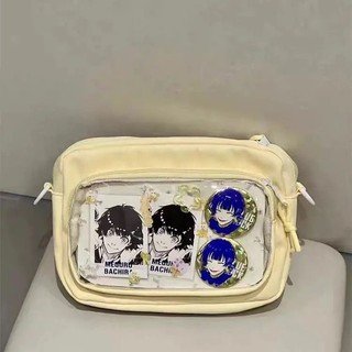 Túi đeo vai phong cách cô gái dễ thương, đa năng, anime, trong suốt và di động