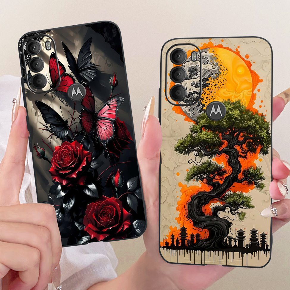 Ốp Điện Thoại Motorola Moto G71 5G Cover Silicone Thời Trang Dễ Thương Vỏ Sơn Ngộ nghĩnh XT2169-1 XT2169-2