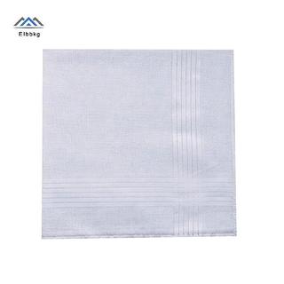 Khăn Tay Cotton Mềm Mại Cho Quý Ông - Trắng, 6/12 Chiếc