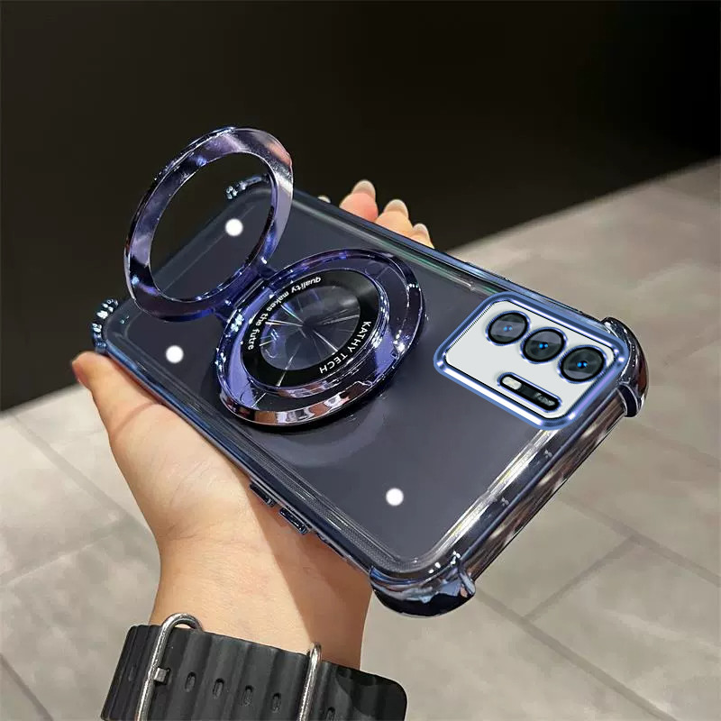 Ốp Lưng Cho Oppo Reno 6Z 5G / Reno 6 5G / Reno6 Z 5G Giá Đỡ Điện Thoại tpu Chống Sốc Có Chức Năng Chống Trơn Trượt Vỏ Điện Thoại Di Động SJZJ