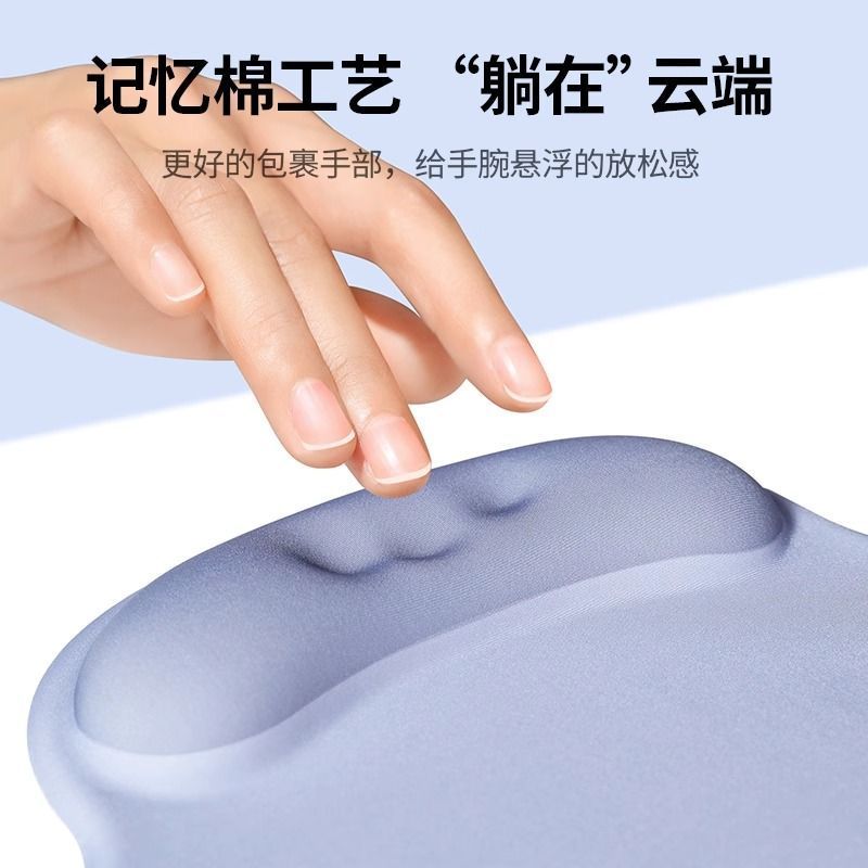 Massage Miếng Lót Chuột Bảo Vệ Cổ Tay Máy Tính Để Bàn Văn Phòng Bé Trai Bé Gái Chuột Miếng Lót Cổ Tay Memory Foam Thoải Mái