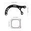Sợi Carbon Động Cơ Tản Nhiệt Gắn Chân Đế Cho Tamiya XV01 XV-01 1 / 10 RC Xe Nâng Cấp Phần Phụ Kiện