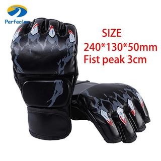 Găng tay đấm bốc Perfeclan Mma, Bảo vệ tay nhẹ Bảo vệ thoáng khí Nửa găng tay cho