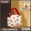 Doutie Dễ Thương Bla Cat Cherry Bow In Túi Đựng Mỹ Phẩm Cầm Tay Dung Tích Cao Du Lịch Di Động Đồ lặt vặt Túi Bảo Quản Túi Trang Điểm Thời Trang Quà Tặng VN