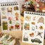 GETVOW Die-Cut Sticker Book, Dream Pursuit Life Series 20 tờ Vật liệu chủ đề cuộc sống, Tạp chí PET Sổ lưu niệm DIY Khung ảnh Trang trí Đồ dùng văn phòng phẩm
