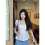 Áo babydoll nữ thiết kế ôm eo tôn dáng xu hướng hottrend XIMIMI SP449