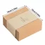 BEABOUT 400 tờ Notepad, Giấy dán tự dính có thể xé được, Giấy ghi chú giấy Kraft đơn giản dành cho học sinh