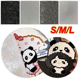 Giấy chống nóng hạt MARBLEM Perler, Phụ kiện đồ chơi DIY thủ công Hạt Perler Vải nướng, Quà tặng Thảm sắt lấp lánh cho hạt Perler ảnh