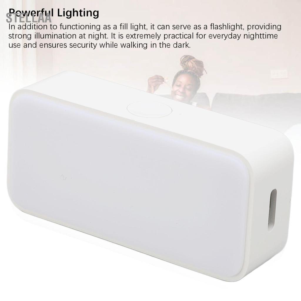 Stellaa Live Streaming Fill Light Điện thoại di động Điều chỉnh nhiệt độ màu kép để chụp ảnh máy ảnh