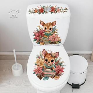 RO > Bồn Cầu Stier Hoa Bướm Stier Phòng Tắm Tranh Tự Dính Chống Thấm Nước Stier Bồn Cầu Phòng Tắm Tường Stier Mới