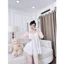 Đồ bộ nữ tay dài mặc nhà vải Latin Freesize 46-54kg - cn175