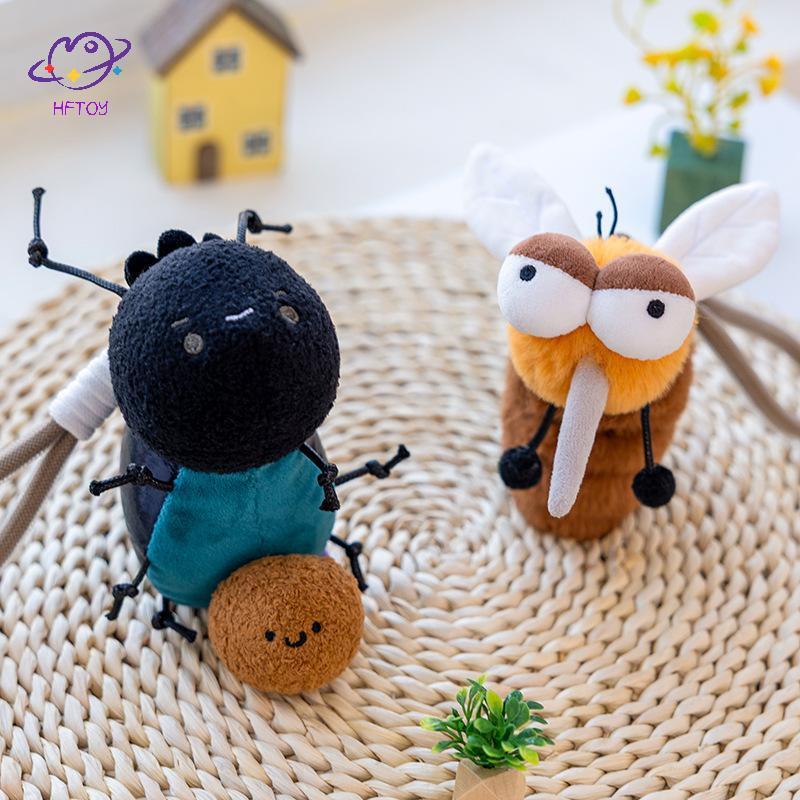 HFTOY Côn Trùng Series Đồ Chơi Sang Trọng Muỗi Mô Phỏng Mặt Dây Chuyền Thú Nhồi Bông Quà Tặng Mềm Cho Trẻ Em Trang Trí Tiệc Giáo Dục ~