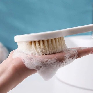 Bàn Chải Cọ Lưng Tắm Cán Dài 35cm – Lông Mềm Mịn, Tẩy Tế Bào Chết, Giảm Mụn Lưng