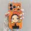 Ốp lưng điện thoại cho cô gái sáng tạo, chống rơi, phù hợp với iPhone 17 16 15 14 13 12 11 Pro Plus XS Max ID6D010